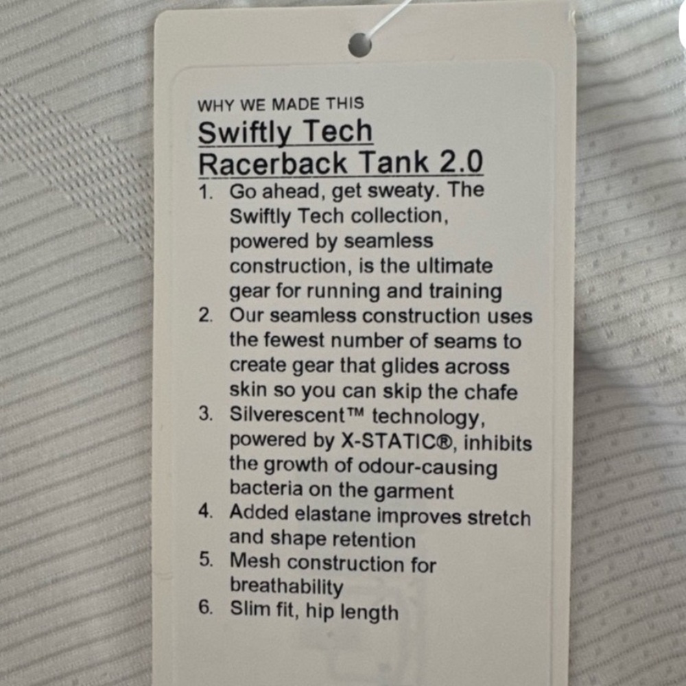 Lululemon Swiftly Tech Racerback
Tank 2.0 - Picture 7 of 7
